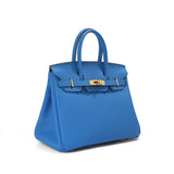 Premium Custom Color Tote Handbag – Inspired by Birkin Style (30+ Colors Available)
