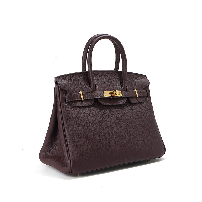 Premium Custom Color Tote Handbag – Inspired by Birkin Style (30+ Colors Available)