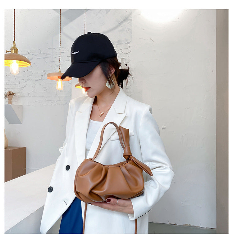 Cloud female fold handbag