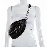 Waist bag handsome chain crossbody chest bag