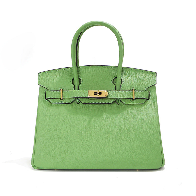 Premium Custom Color Tote Handbag – Inspired by Birkin Style (30+ Colors Available)
