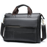 Men's computer bag cowhide