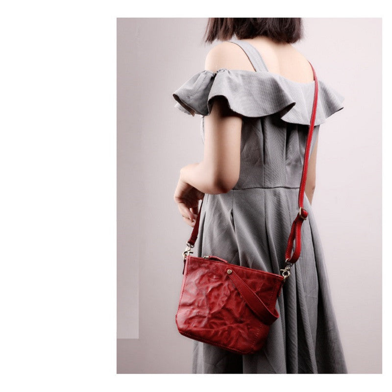 Vintage leather handbag