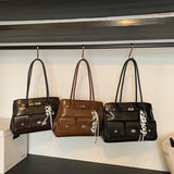 Vintage Leather Tote Bag – Elegant, Spacious & Office-Ready