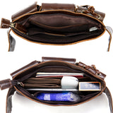 Vintage Leather Phone Waist Bag for Men – Hands-Free & Rugged Style!