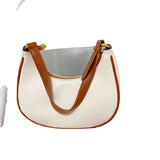 Trendy Shoulder Bag Popular Texture Crescent Moon