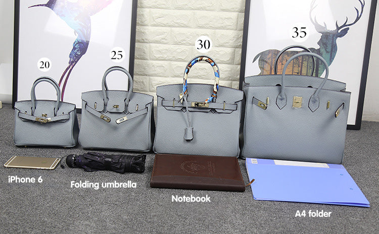Premium Custom Color Tote Handbag – Inspired by Birkin Style (30+ Colors Available)