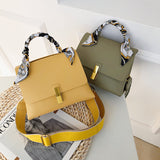 Scarf crossbody lady handbag