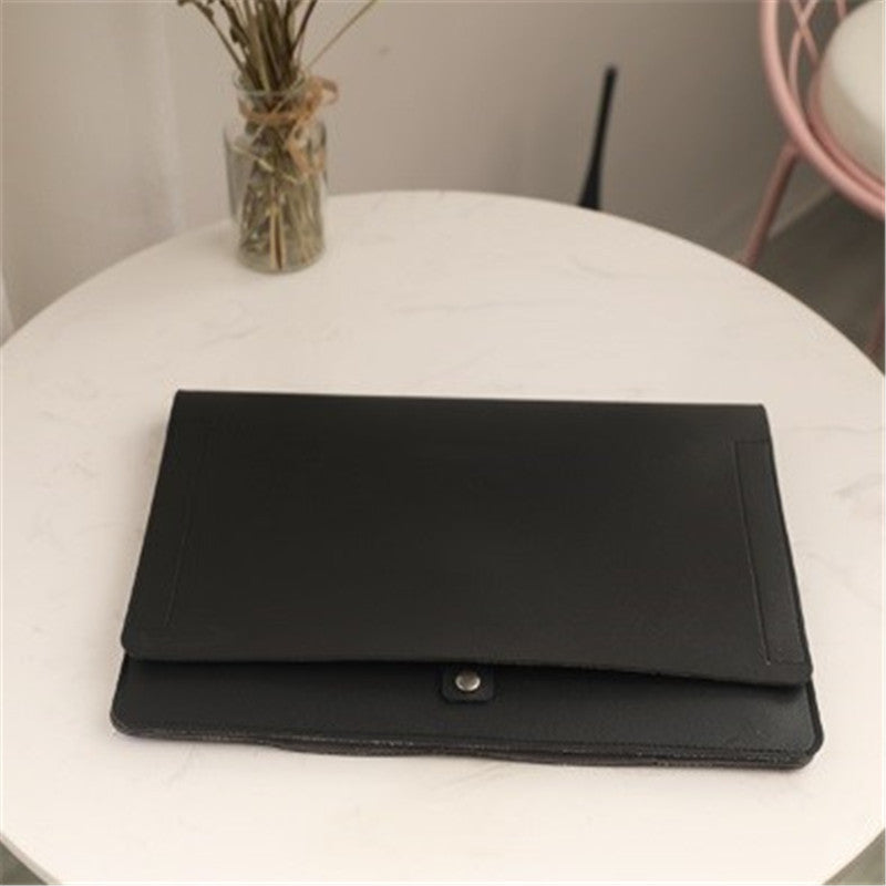 Portable pu computer bag