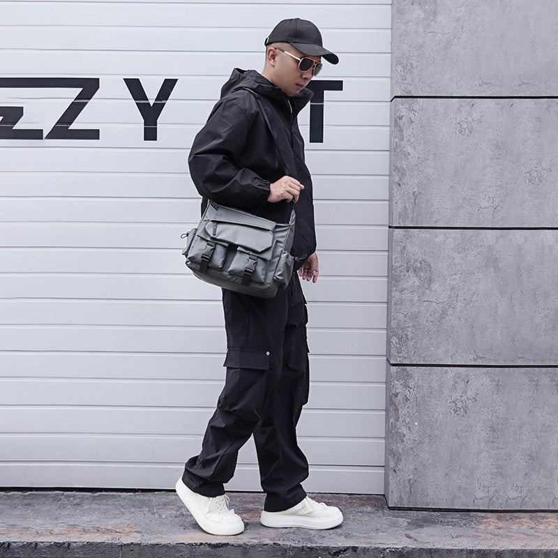 Urban Tactical Crossbody Bag – Waterproof, Multi-Pocket Utility Satchel