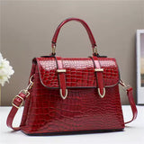 Shine Bright! Gold Croc-Pattern Handbag – Luxe Style, Bold Statement