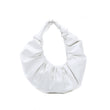 One-shouldered pleated handbag
