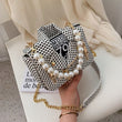 Clothes pearl handbag