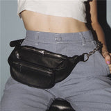 Waist bag handsome chain crossbody chest bag