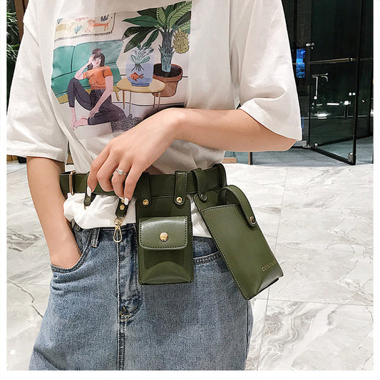 Tide crossbody bag waist bag change phone