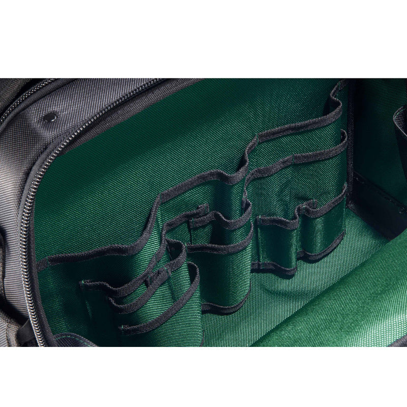 Heavy-Duty Double-Opening Tool Bag – Multi-Pocket Hardware Organizer