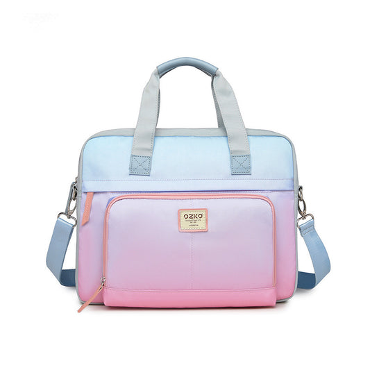 Gradient Notebook Handbag Computer Bag