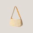 Female baguette bag lattice chain bag