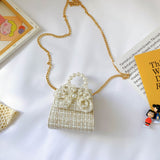 Pearl handbag children bag