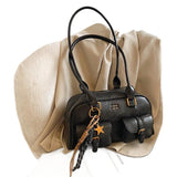 New Boston Pillow Bag | Fall Vintage Melard Niche Shoulder Bag | Bowling Style Women's Backpack