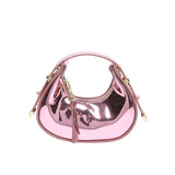 Mini Glossy Shoulder Bag – Y2K Style Patent Leather Purse