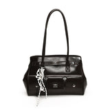 Vintage Leather Tote Bag – Elegant, Spacious & Office-Ready