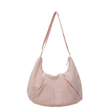Soft Nylon Crescent Shoulder Bag – Lightweight Casual Daily Tote