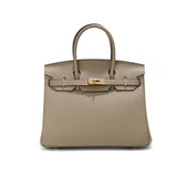 Premium Custom Color Tote Handbag – Inspired by Birkin Style (30+ Colors Available)