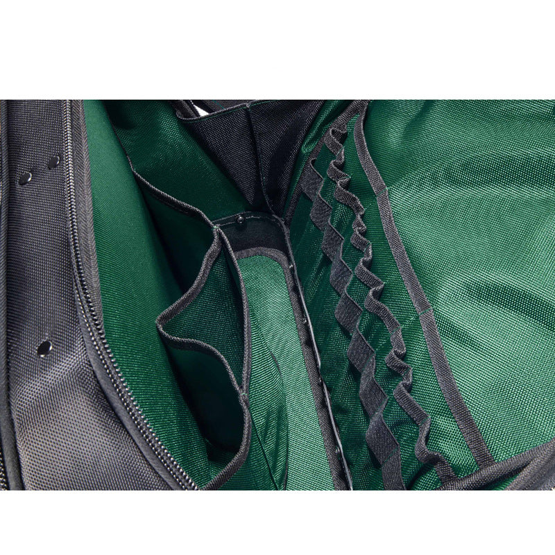 Heavy-Duty Double-Opening Tool Bag – Multi-Pocket Hardware Organizer