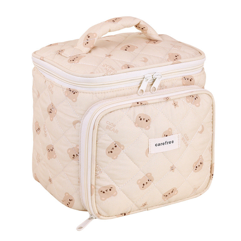 Cute Magical Makeup Bag – Large-Capacity Travel Cosmetic Organizer with Compartments