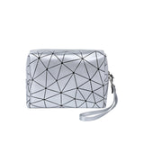 Diamond Triangle Wash Bag PU Cosmetic Bag