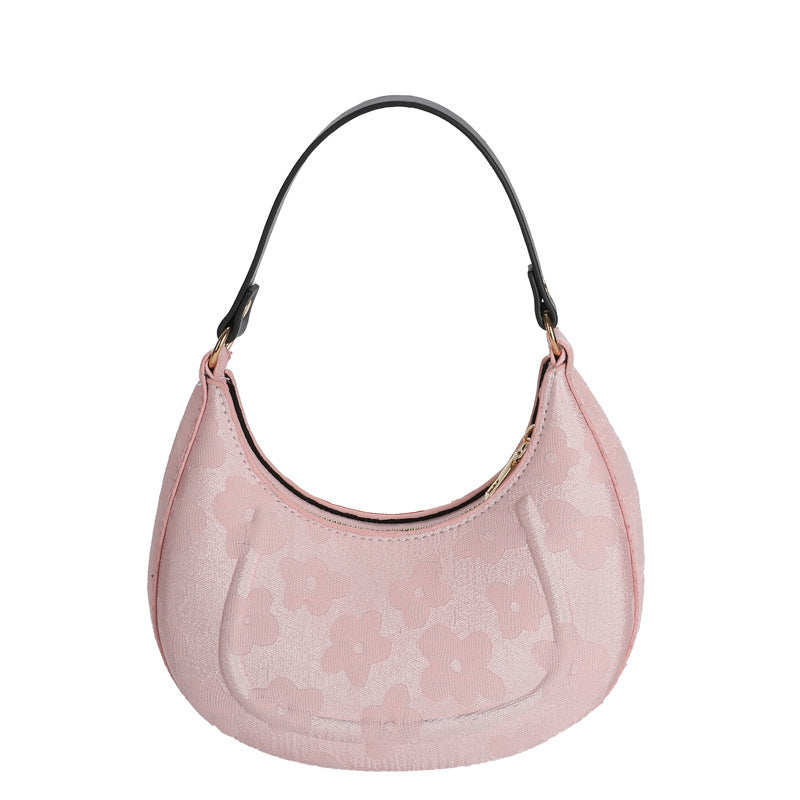 Fashionable Jacquard Handbag Temperament Retro