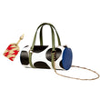 Handbag shoulder bag PU printing bucket bag round shoulder bag fashion handbag