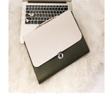 Portable pu computer bag