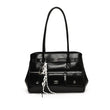 Vintage Leather Tote Bag – Elegant, Spacious & Office-Ready