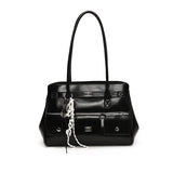 Vintage Leather Tote Bag – Elegant, Spacious & Office-Ready