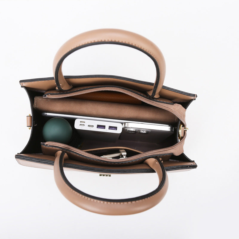 Croc-Pattern Top Handle Bag – Retro, Elegant & Statement-Making