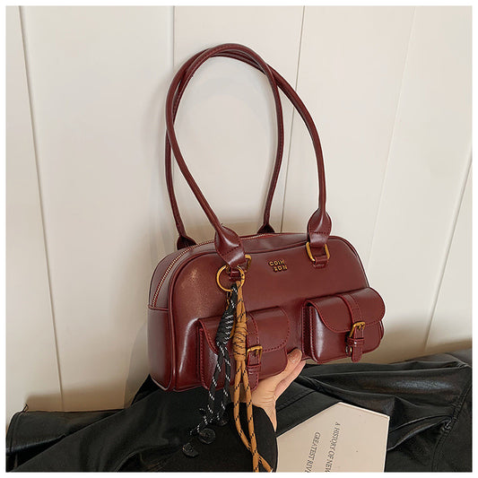 New Boston Pillow Bag | Fall Vintage Melard Niche Shoulder Bag | Bowling Style Women's Backpack