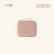 3-in-1 Makeup Organizer Set – Toiletry Bag, Brush Pad & Skincare Case