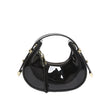 Mini Glossy Shoulder Bag – Y2K Style Patent Leather Purse