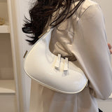 Red Women's Shoulder Bag Patent Leather Underarm