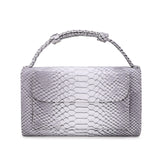 Snake print handbag