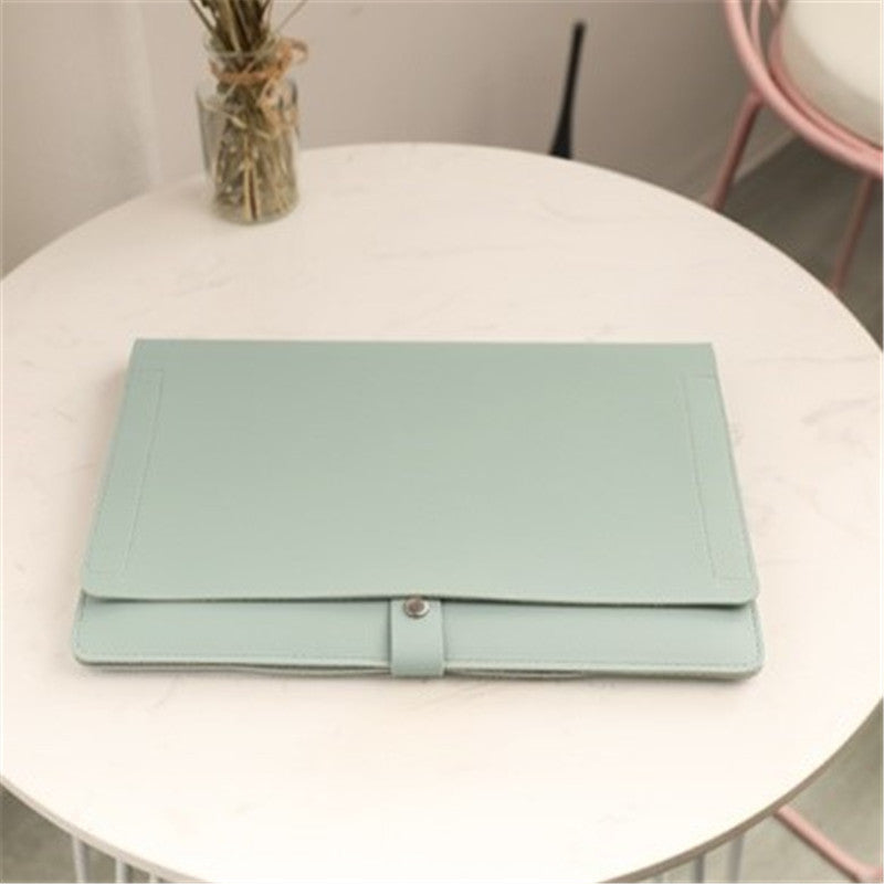 Portable pu computer bag