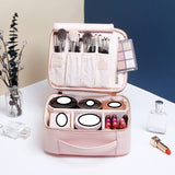 Storage Large Capacity Portable Travel PU Leather Wash Bag