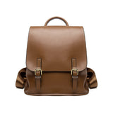 Casual Backpack Lightweight Simple Leather Backpack