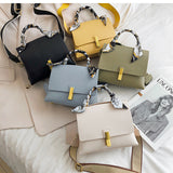 Scarf crossbody lady handbag