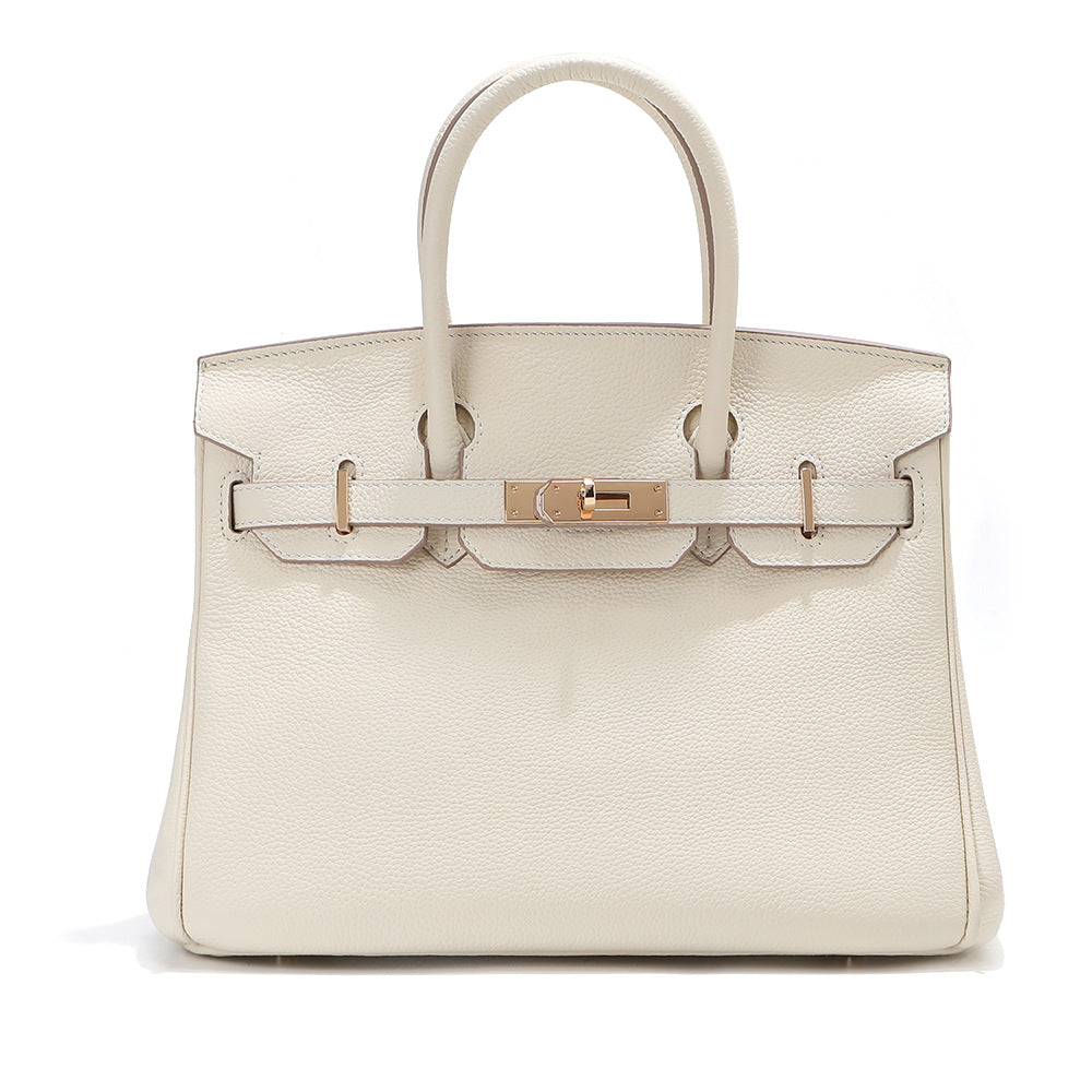 Premium Custom Color Tote Handbag – Inspired by Birkin Style (30+ Colors Available)