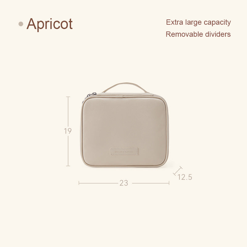 3-in-1 Makeup Organizer Set – Toiletry Bag, Brush Pad & Skincare Case