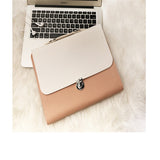 Portable pu computer bag