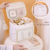 Cute Magical Makeup Bag – Large-Capacity Travel Cosmetic Organizer with Compartments